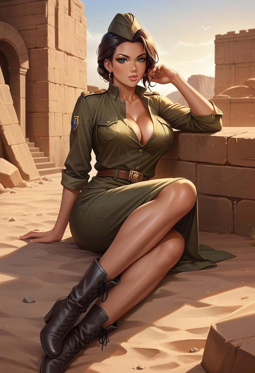 VoSmilitary,  1girl,  solo on Tensor.Art
