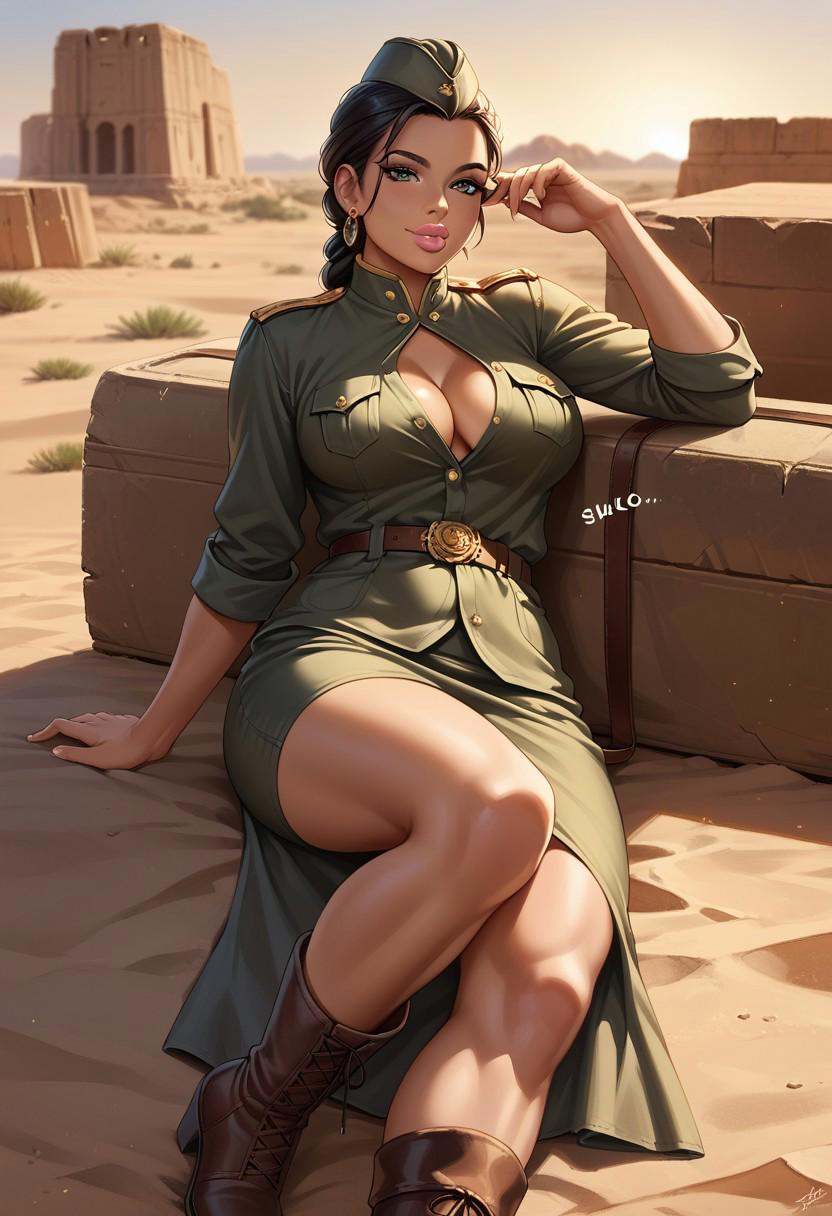 VoSmilitary,  1girl,  solo on Tensor.Art