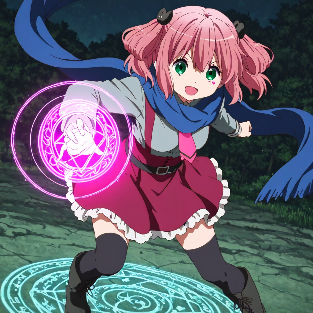 Shichimiya satone,  Chuunibyou demo koi ga shitai!,  pink hair on Tensor.Art
