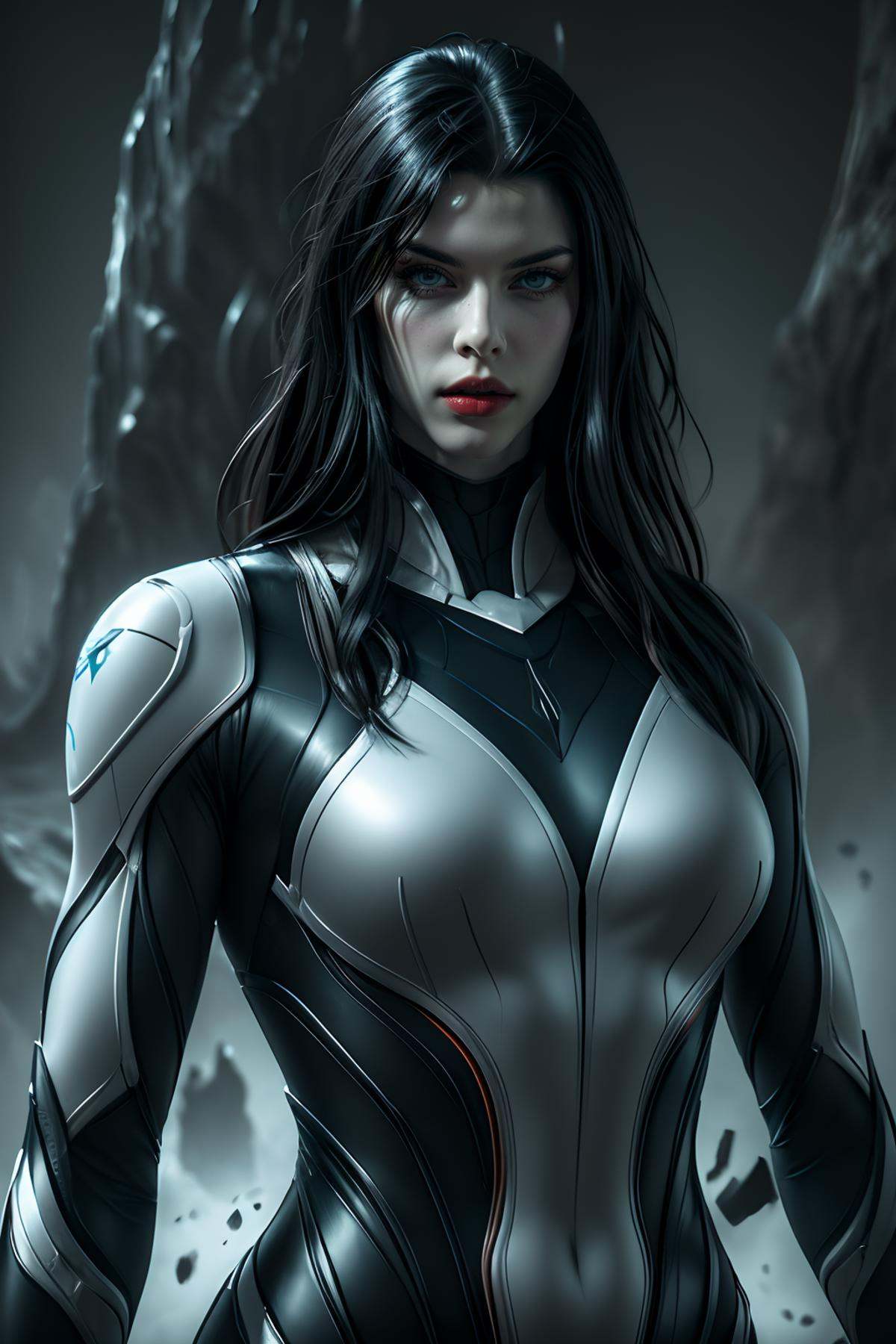 Shelob Woman,  sci-fi,  intricate futuristic suit on Tensor.Art