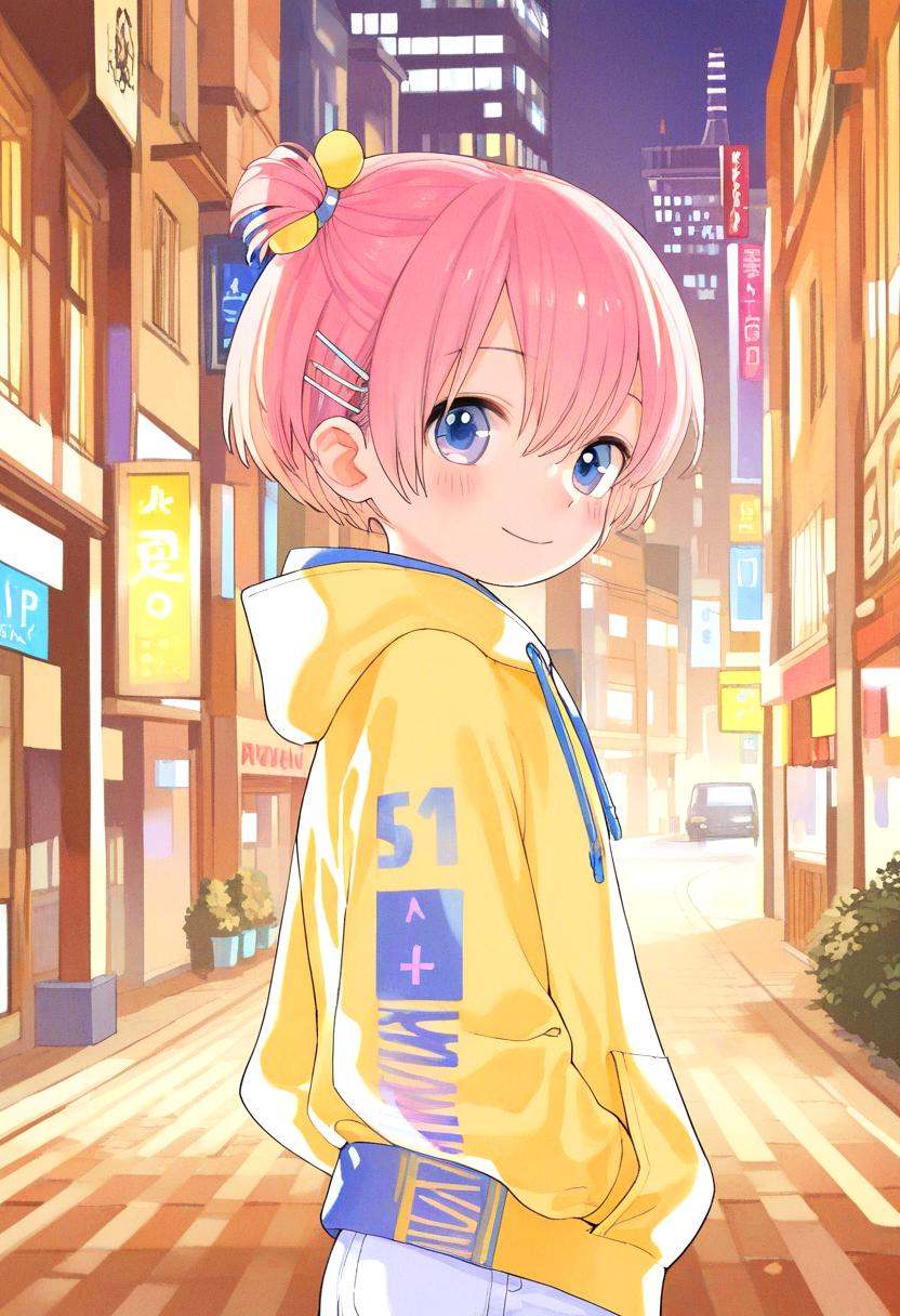 type-k,  1girl,  pink hair on Tensor.Art