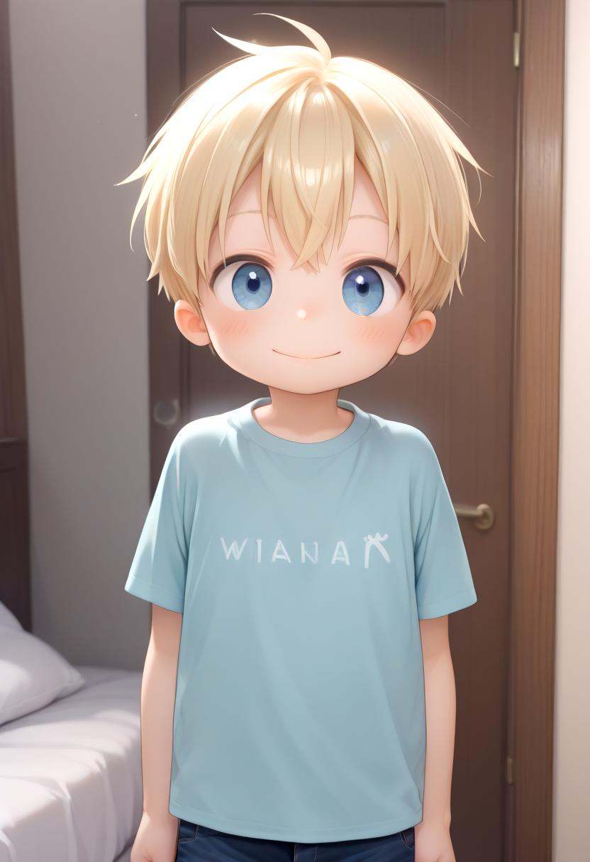 1boy,  type_k,  blonde hair on Tensor.Art