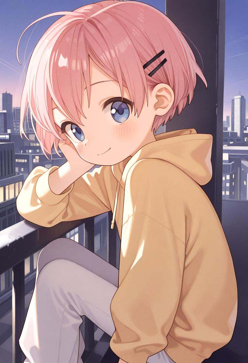 type-k,  1girl,  pink hair on Tensor.Art
