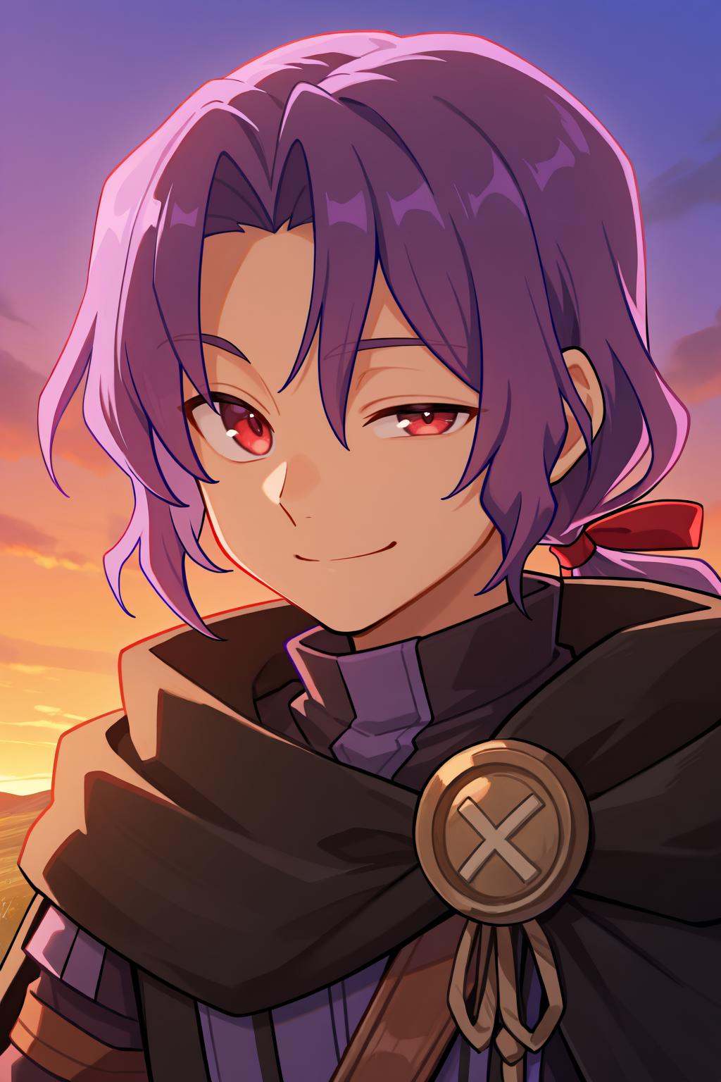 rusdef,  1boy,  red eyes on Tensor.Art