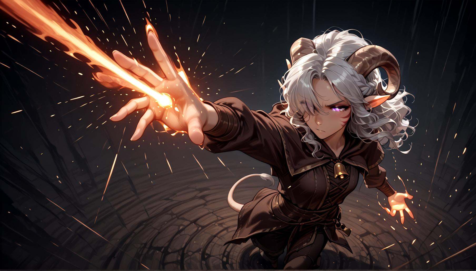 masterpiece,  tiefling,  tail on Tensor.Art
