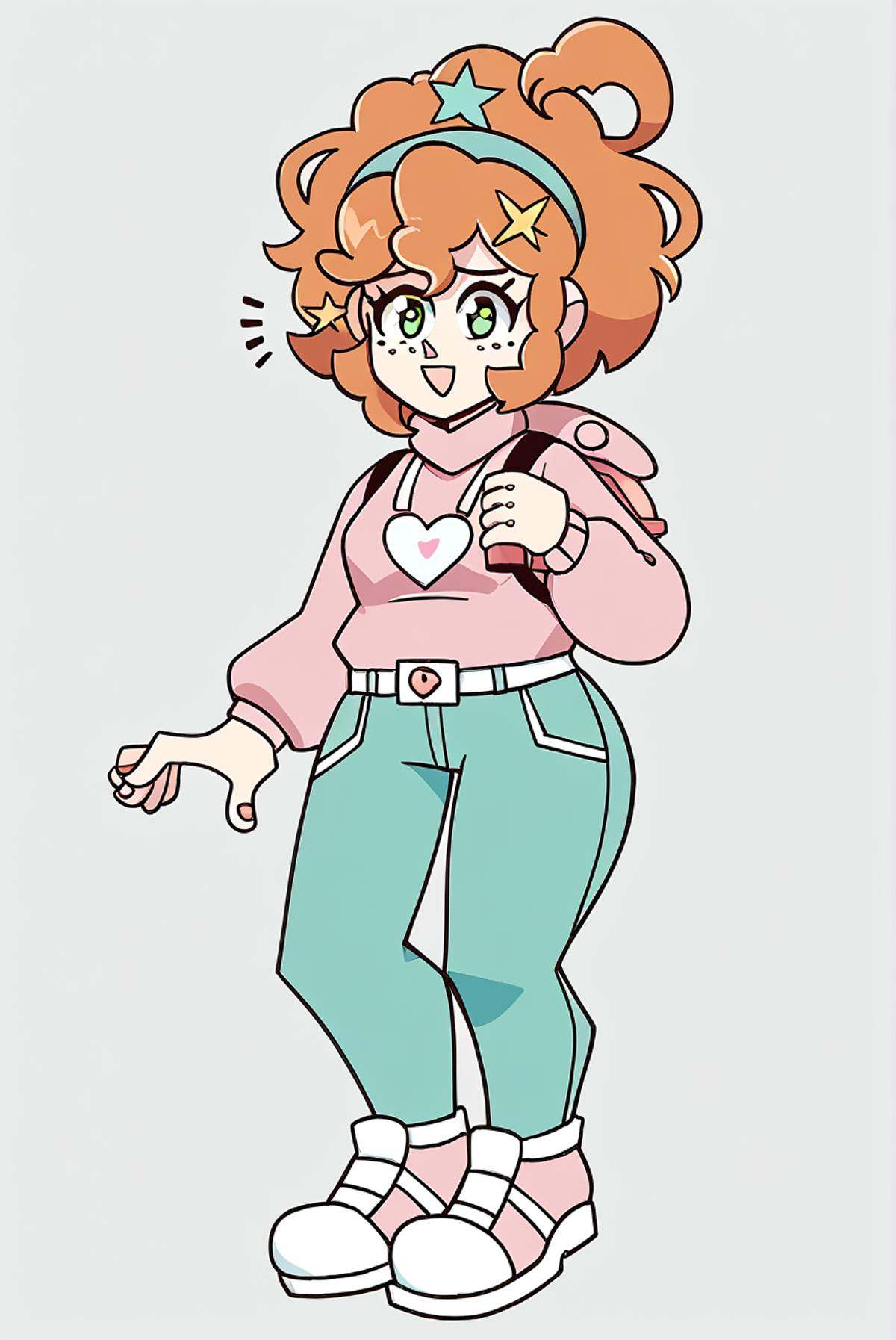 EE Style,  1girl,  High Quality V2 on Tensor.Art