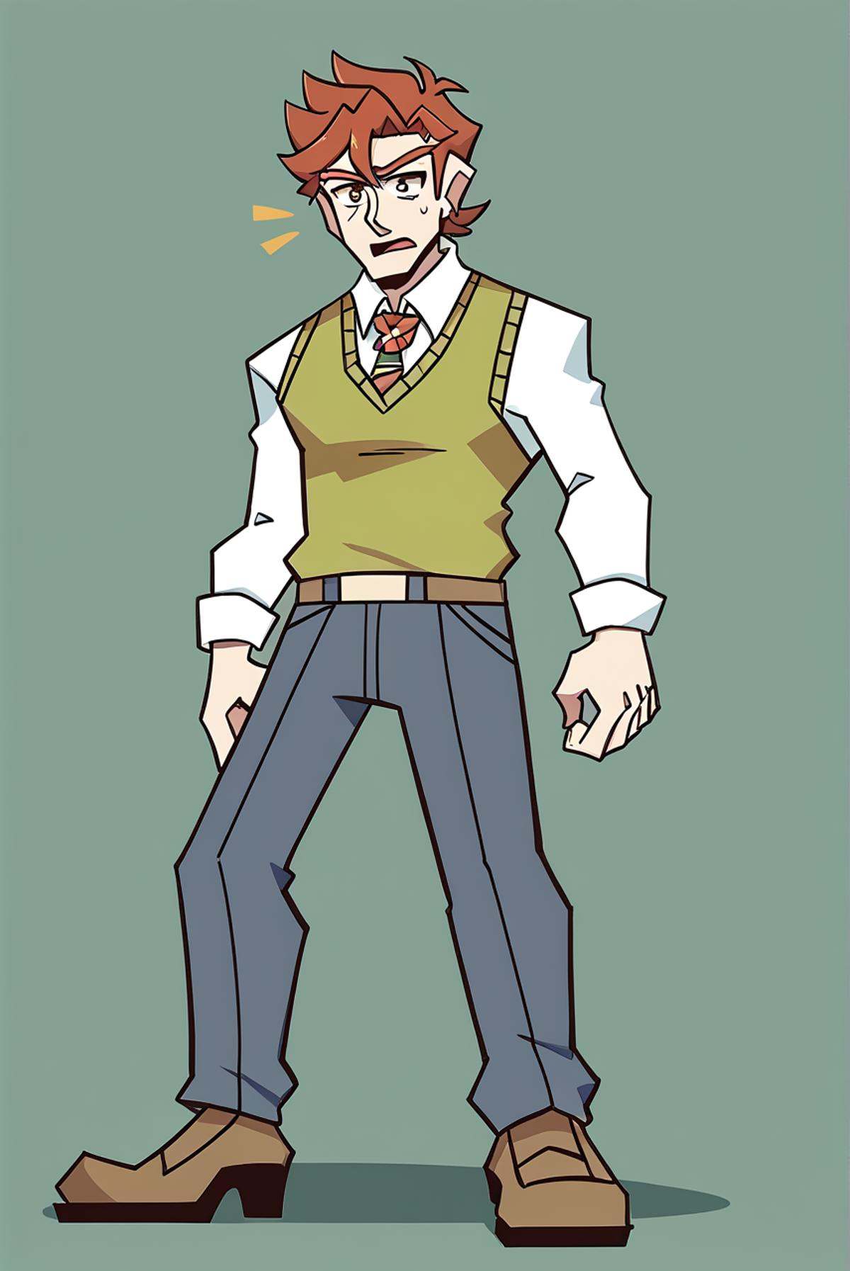 EE Style,  1boy,  High Quality V2 on Tensor.Art