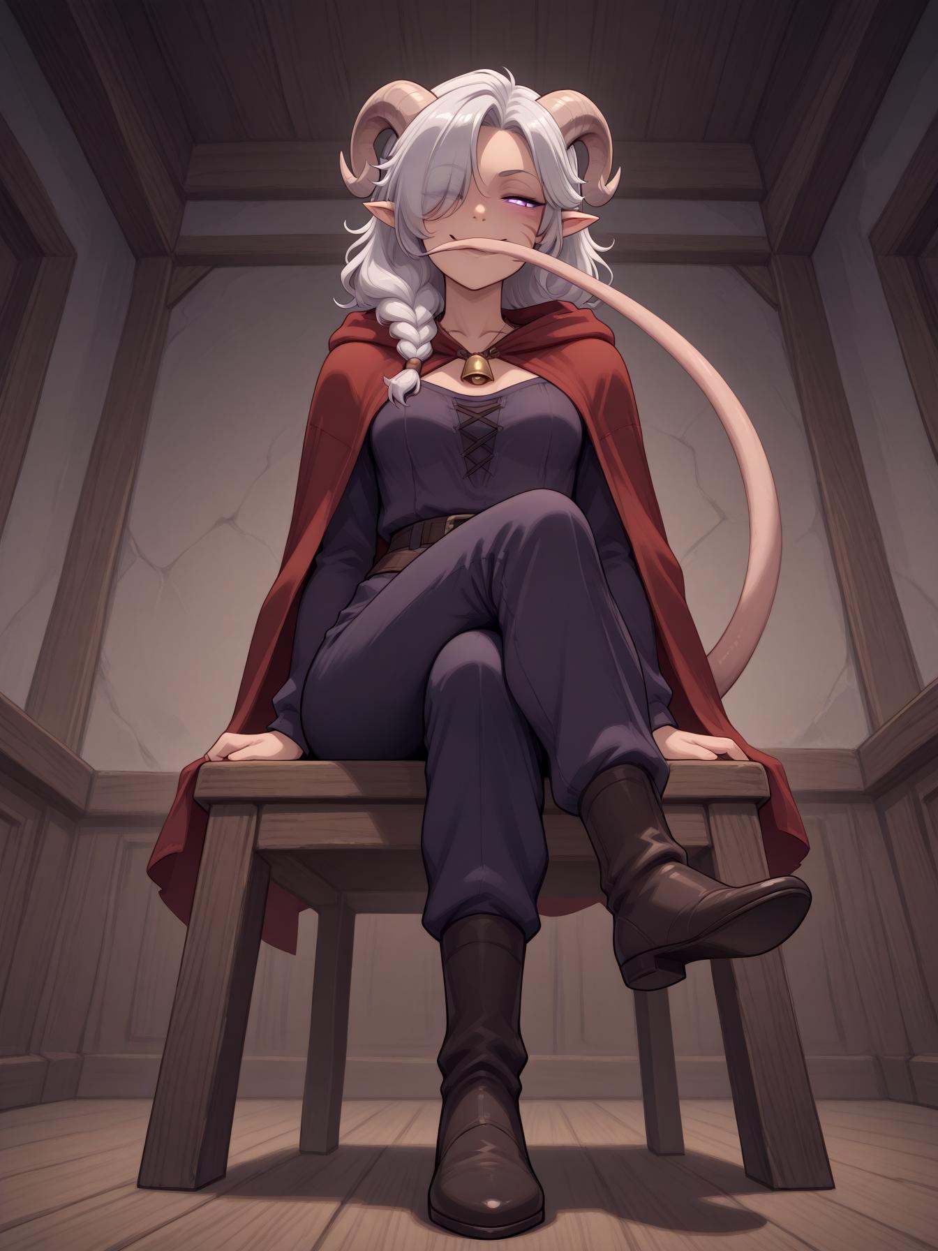 masterpiece,  tiefling,  tail on Tensor.Art