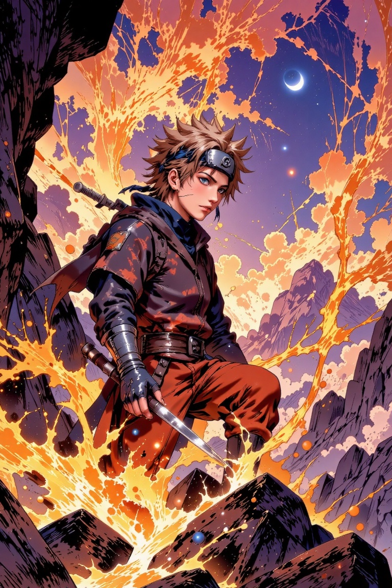 Vibrant,  fantasy,  manga style on Tensor.Art