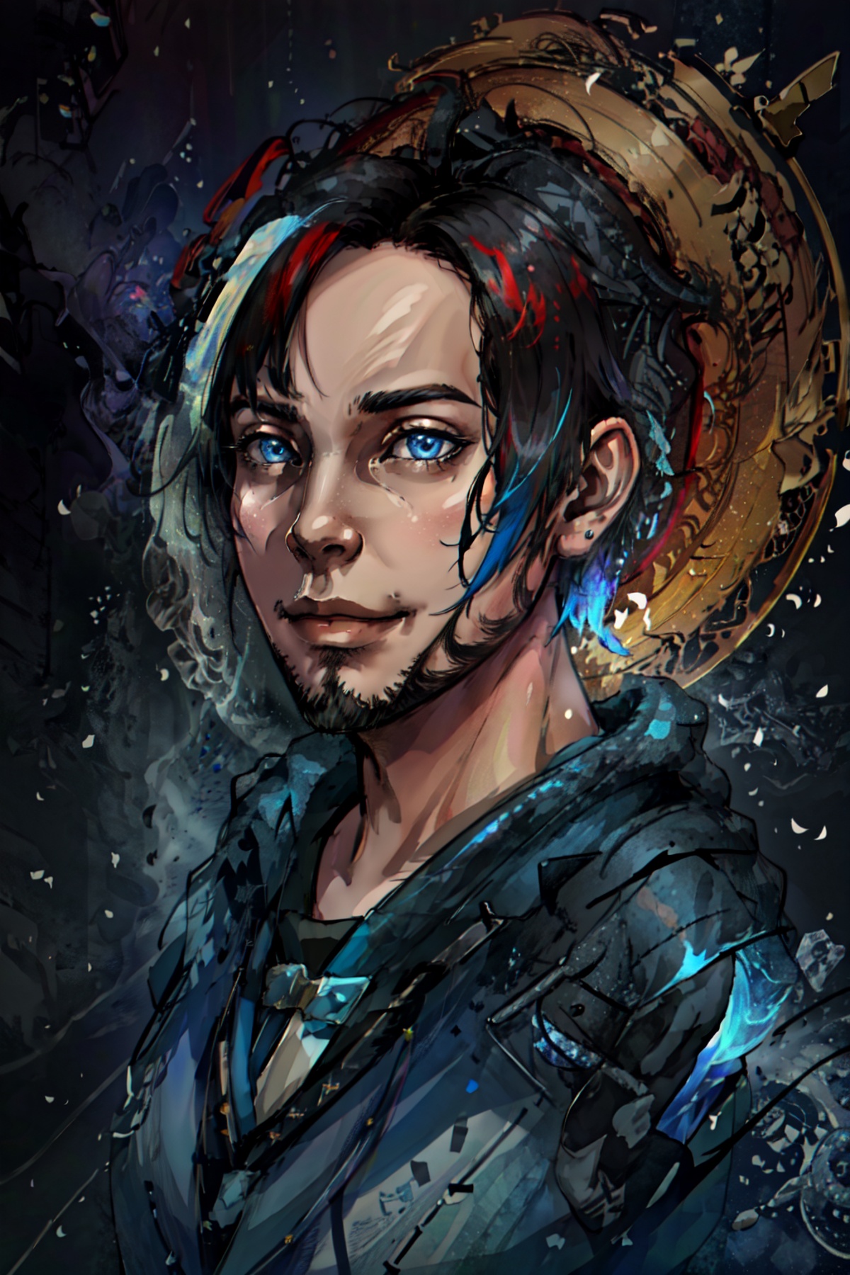 solo,  male focus,  1boy on Tensor.Art