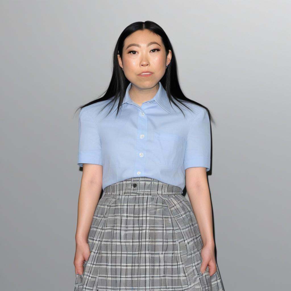 Awkwafina,  black hair,  long hair on Tensor.Art