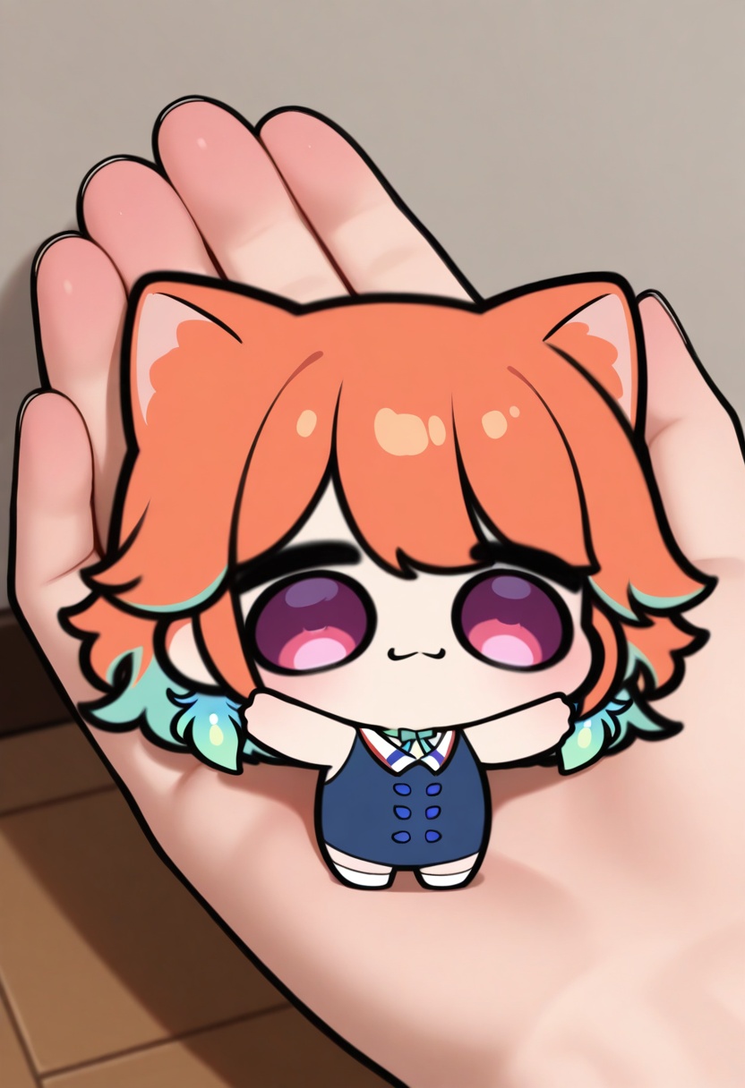 chibi,  1girl,  takanashi kiara on Tensor.Art