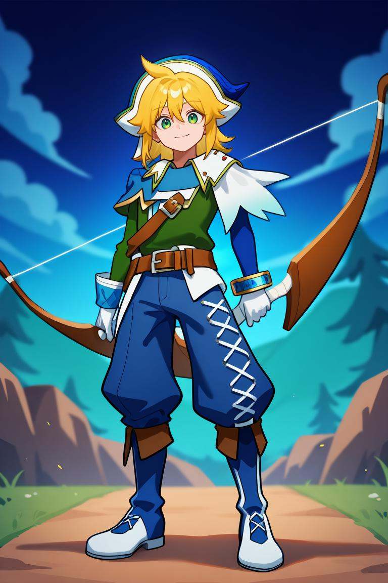 crdef,  1boy,  green eyes on Tensor.Art