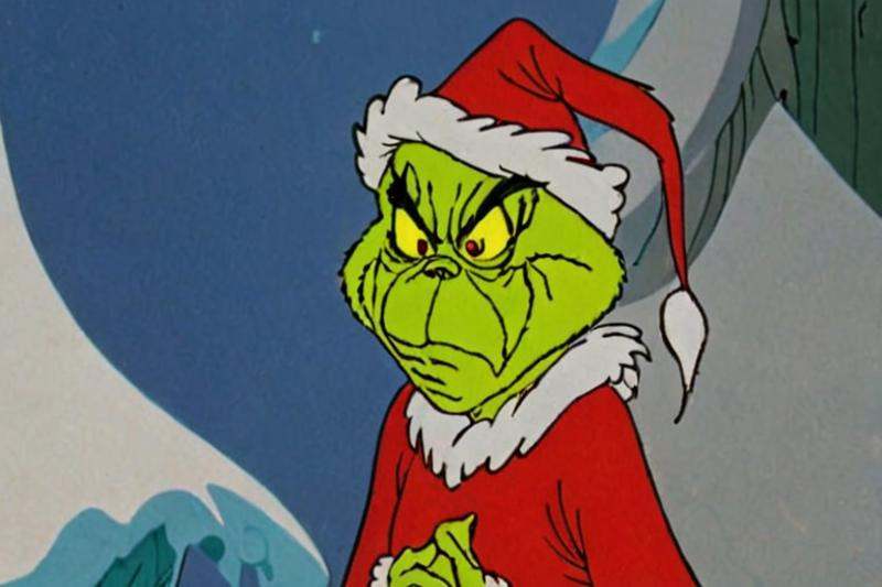a frame of a animated film of the grinch,  style drseussfilm on Tensor.Art