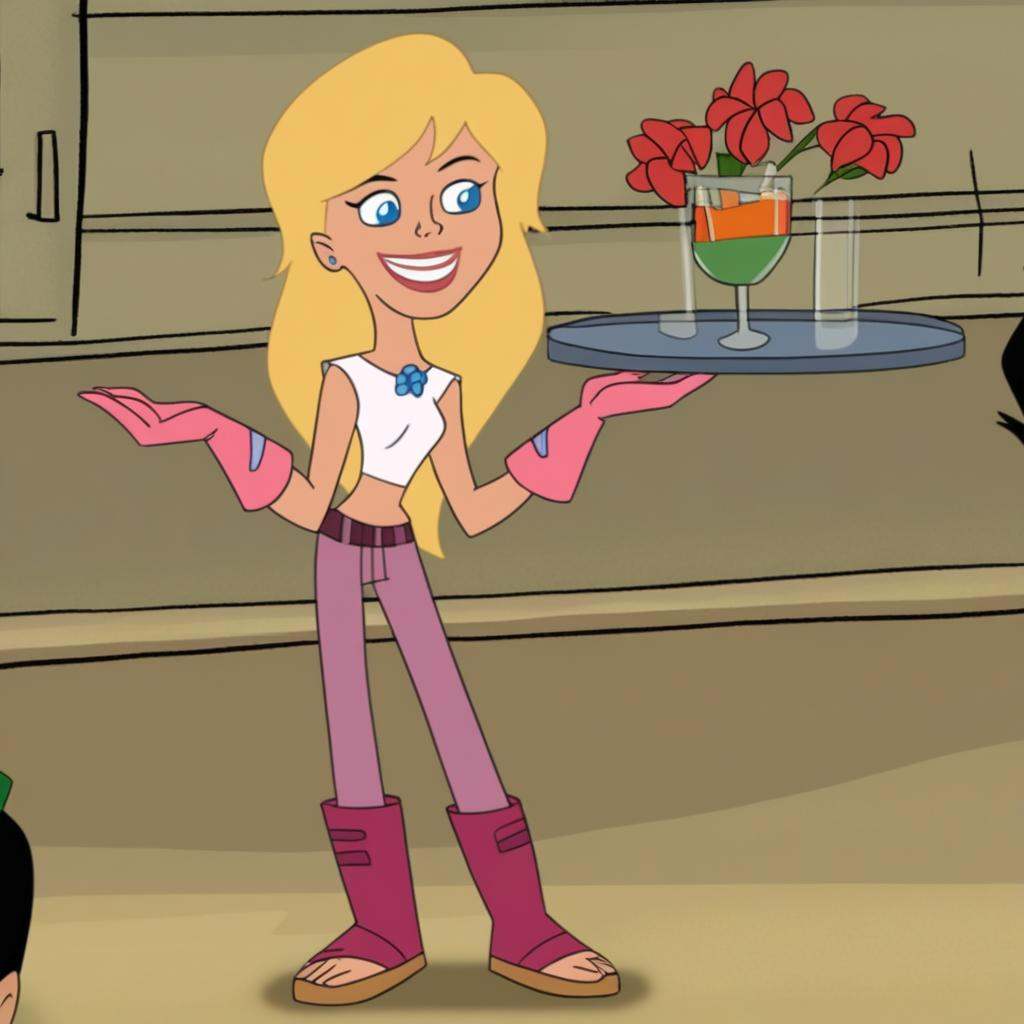 Rose_Season2_ADJL,  boots,  midriff on Tensor.Art