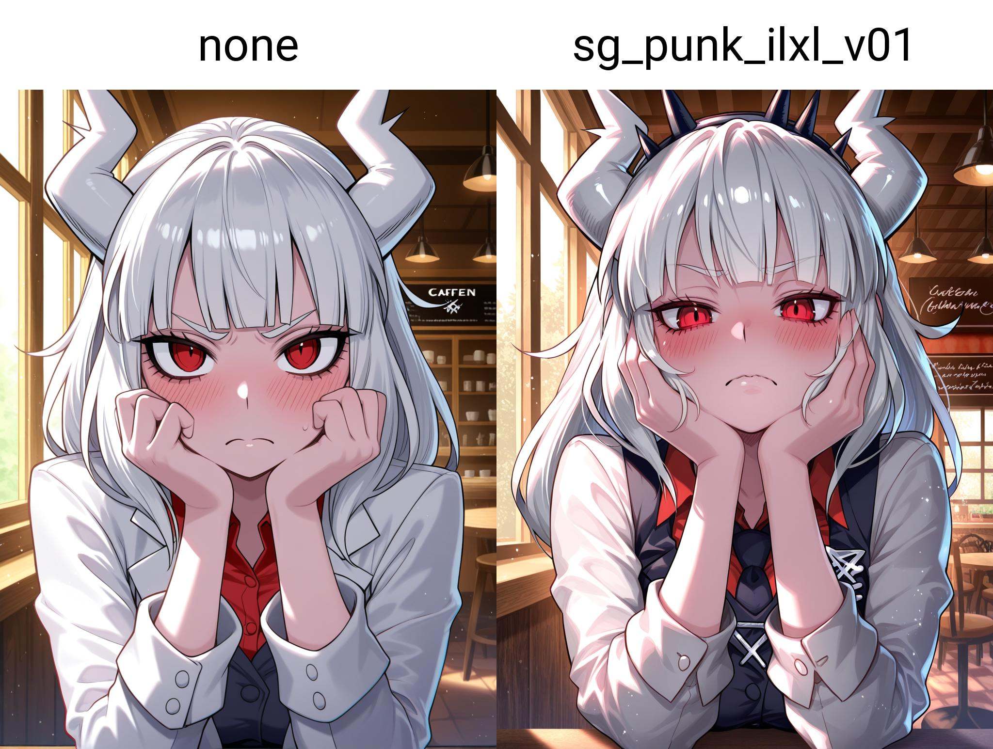 sg punk,  1girl,  solo on Tensor.Art
