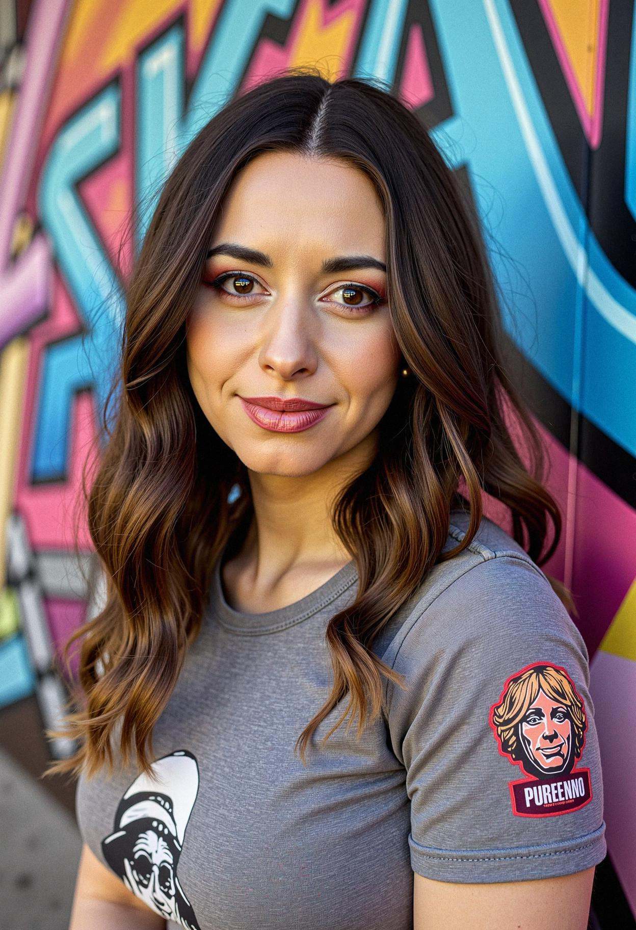 A professional headshot of a woman wearing false lashes,  glowy foundation,  rose contour on Tensor.Art