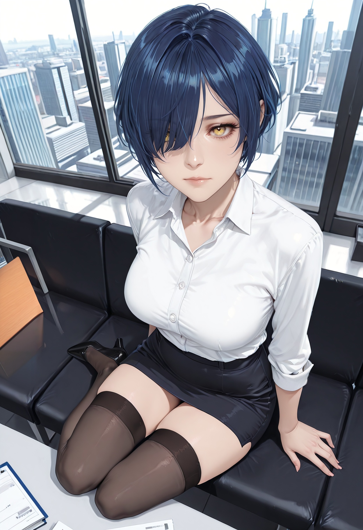 MayaSW,  1girl,  short hair on Tensor.Art