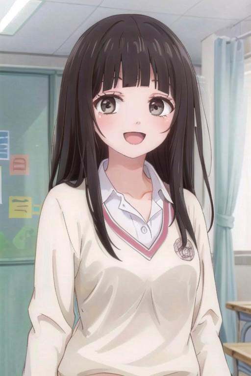 (masterpiece),  shirahama minami,  long hair on Tensor.Art