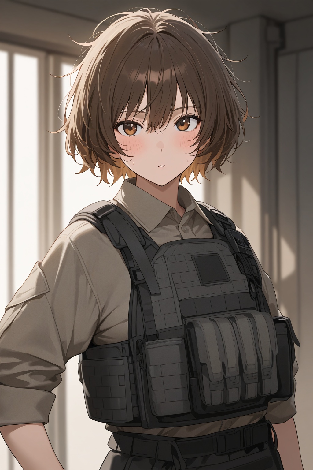 masterpiece,  1girl,  short hair on Tensor.Art