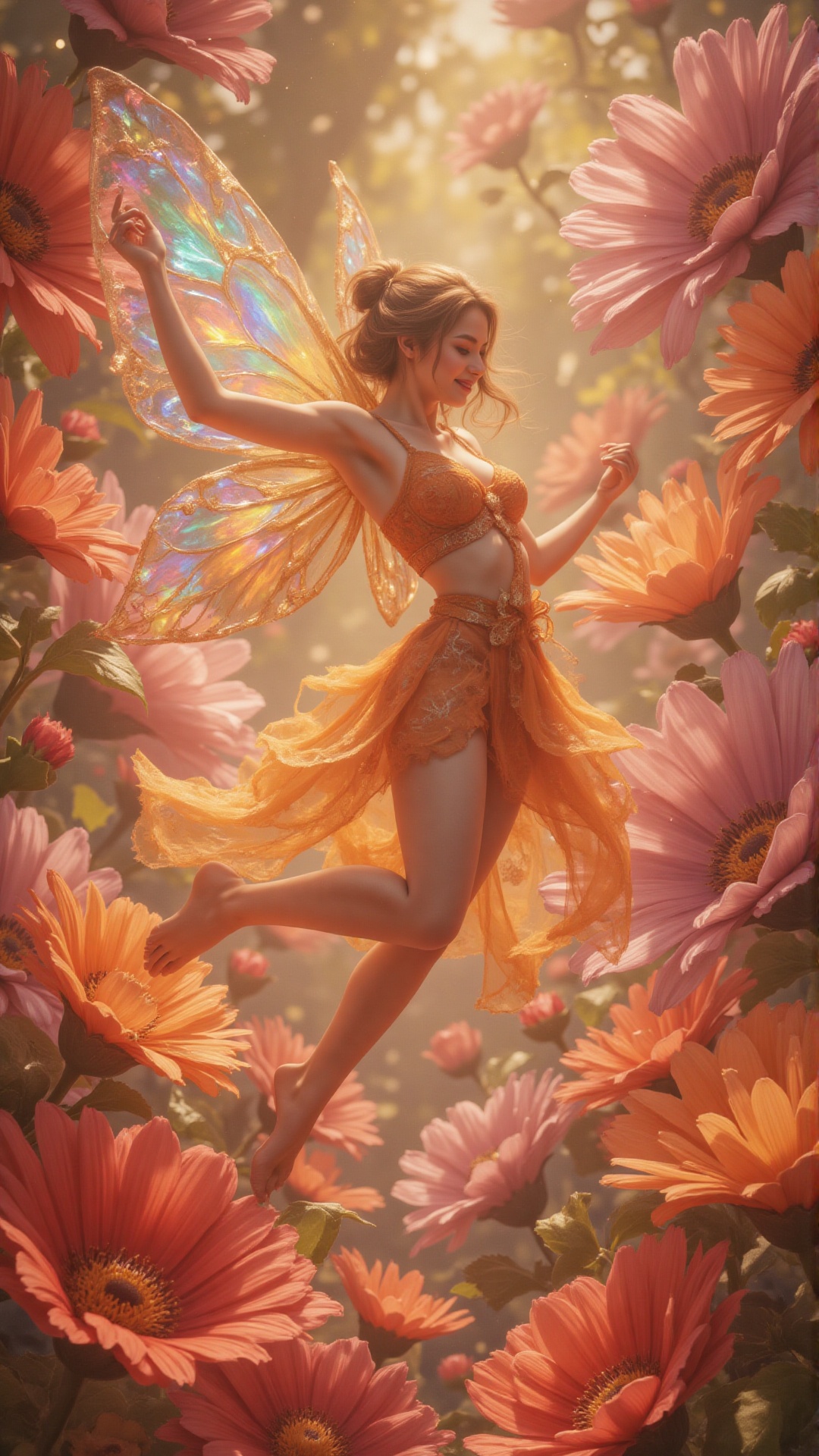A young,  light-skinned fairy,  mid-20s on Tensor.Art
