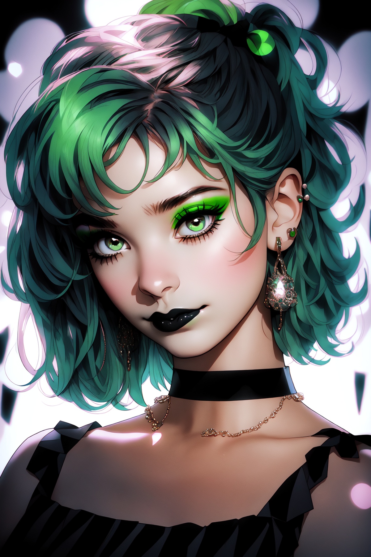 Niji Slime,  1girl,  looking at viewer on Tensor.Art