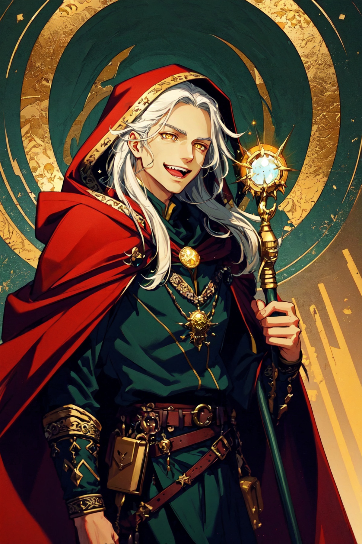 Raistlin Majere,  solo,  long hair on Tensor.Art