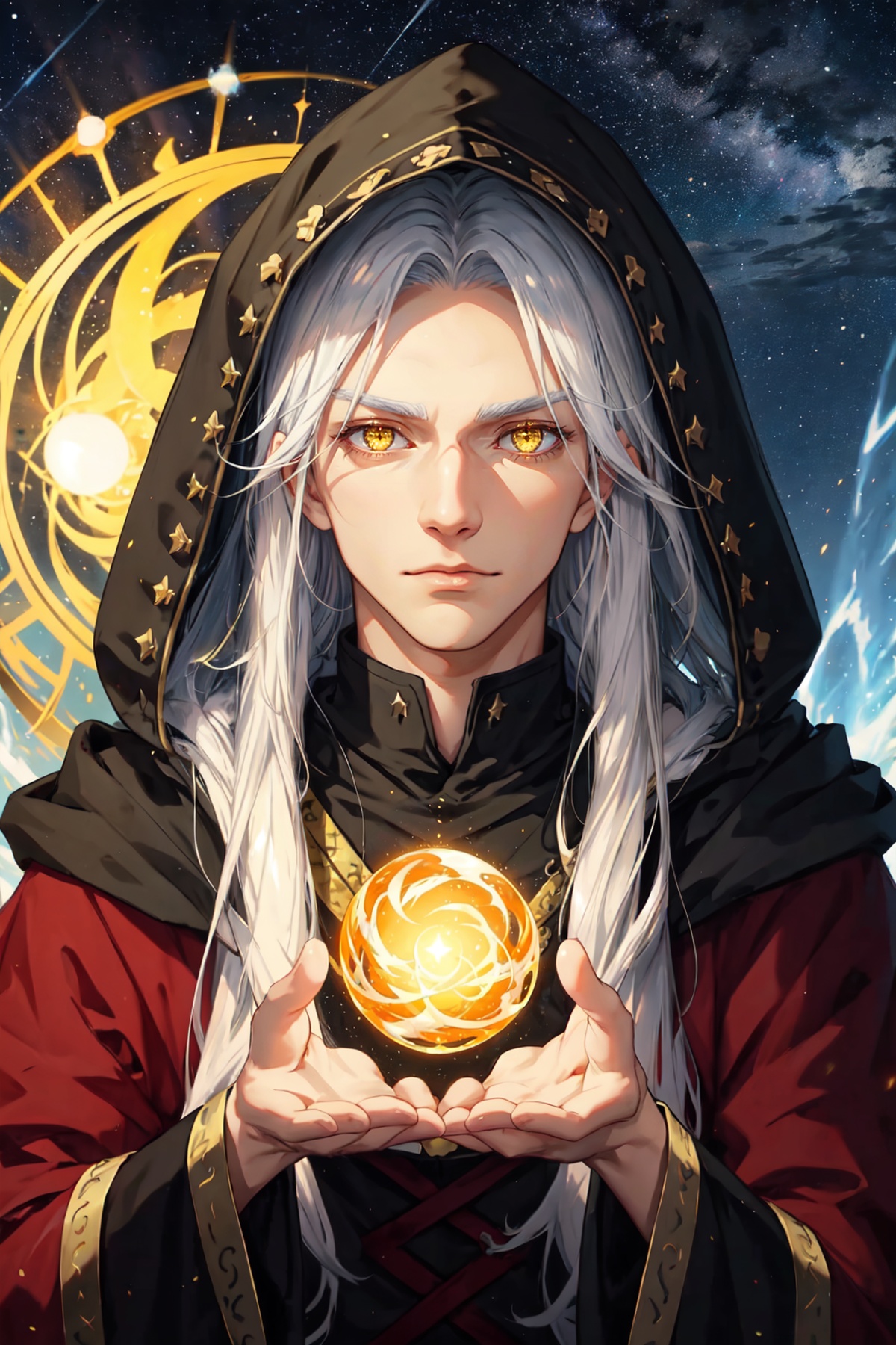 Raistlin Majere,  solo,  long hair on Tensor.Art