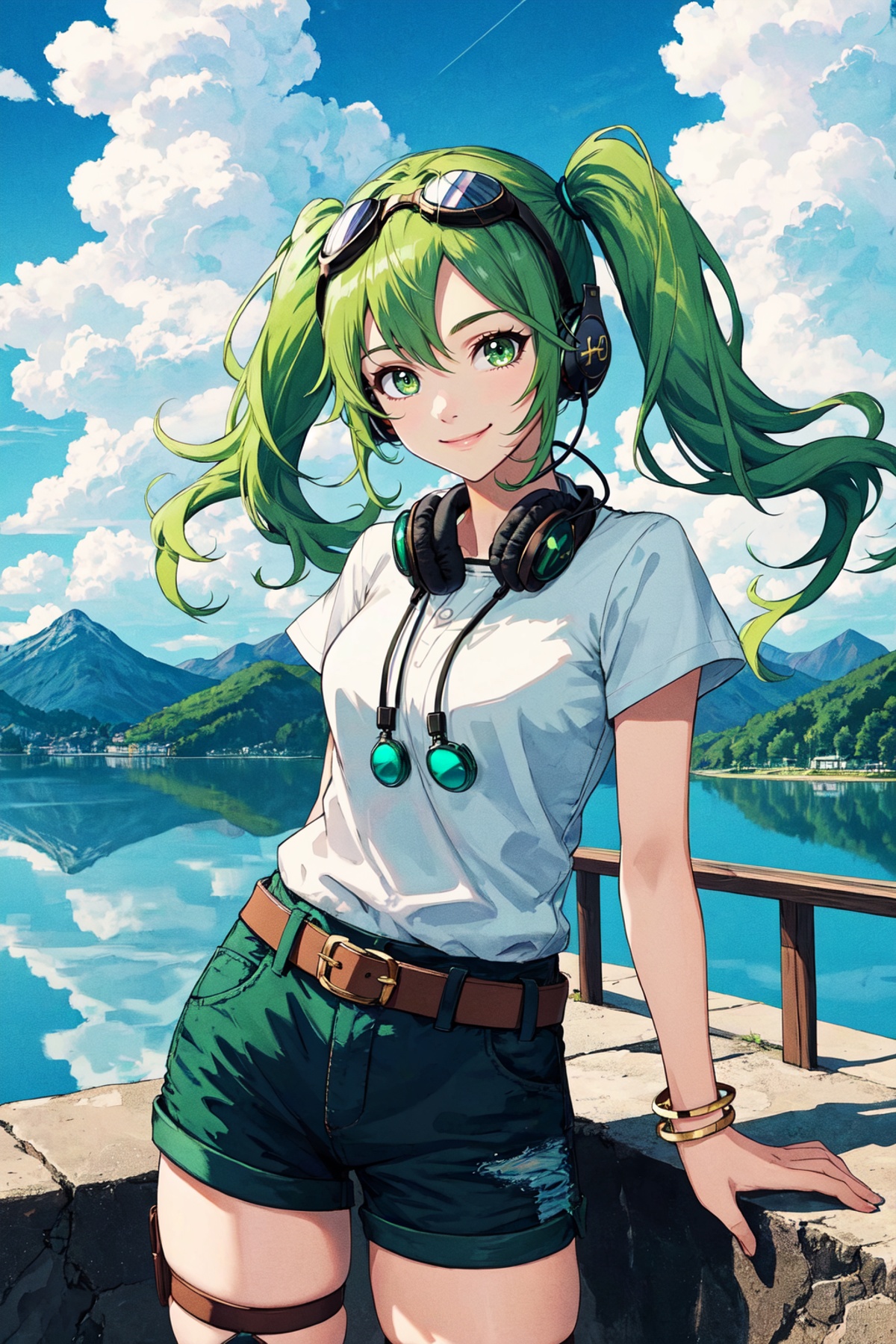 1girl,  belt,  bracelet on Tensor.Art