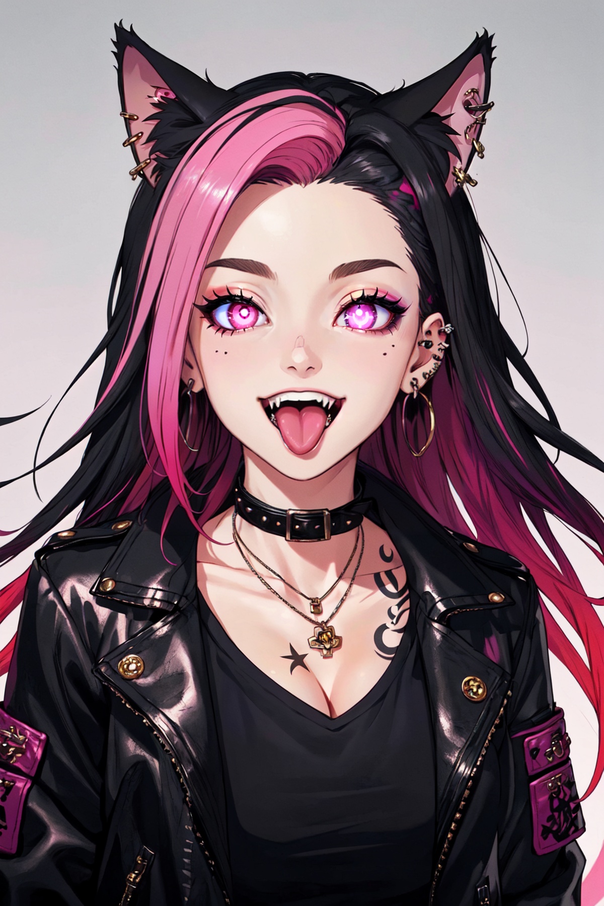 1girl,  animal ears,  black hair on Tensor.Art