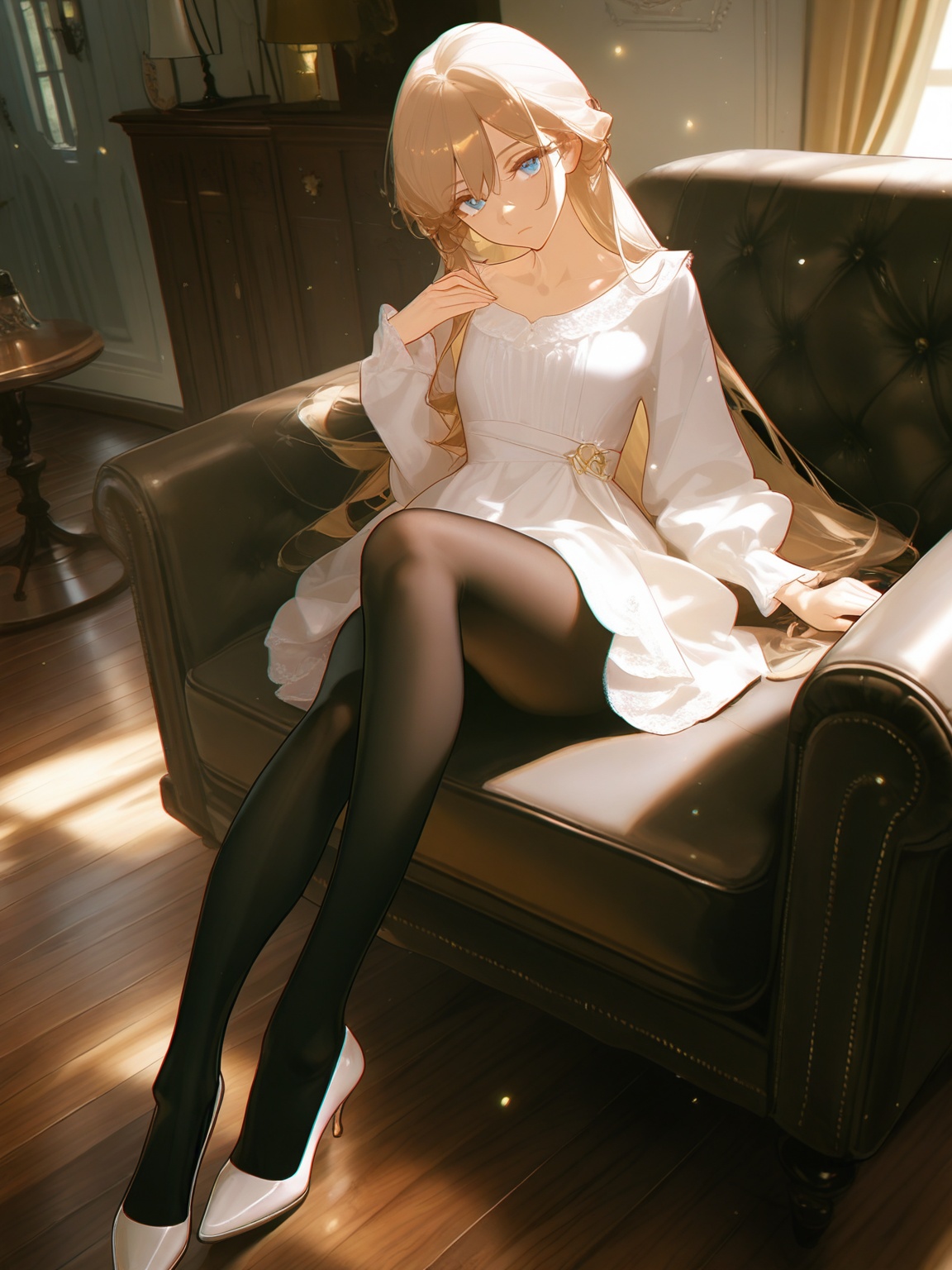 1girl,  solo,  indoors on Tensor.Art