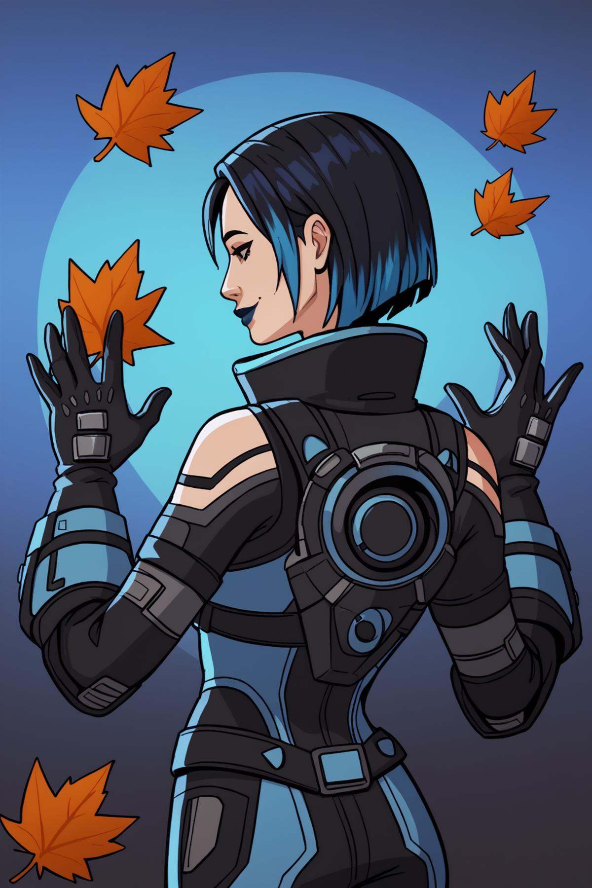 catalystapex,  1girl,  back-to-back on Tensor.Art