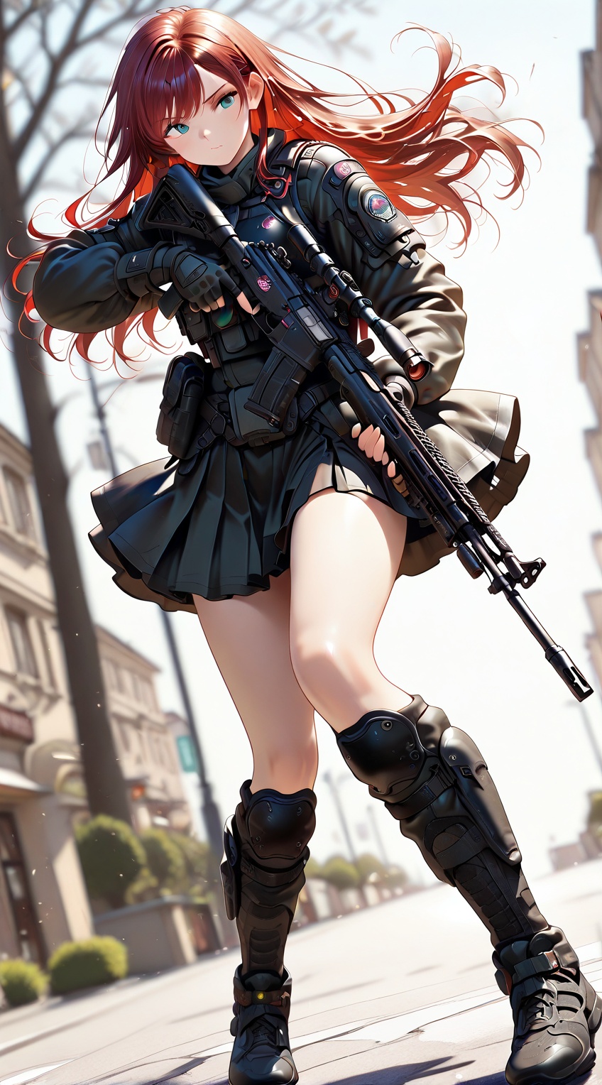 One girl,  full body,  gacha game aesthetics on Tensor.Art