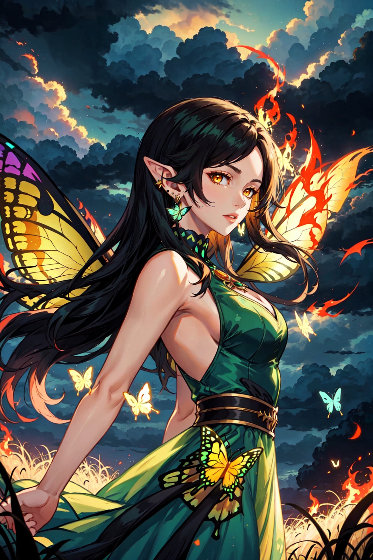 HellFae,  1girl,  solo on Tensor.Art