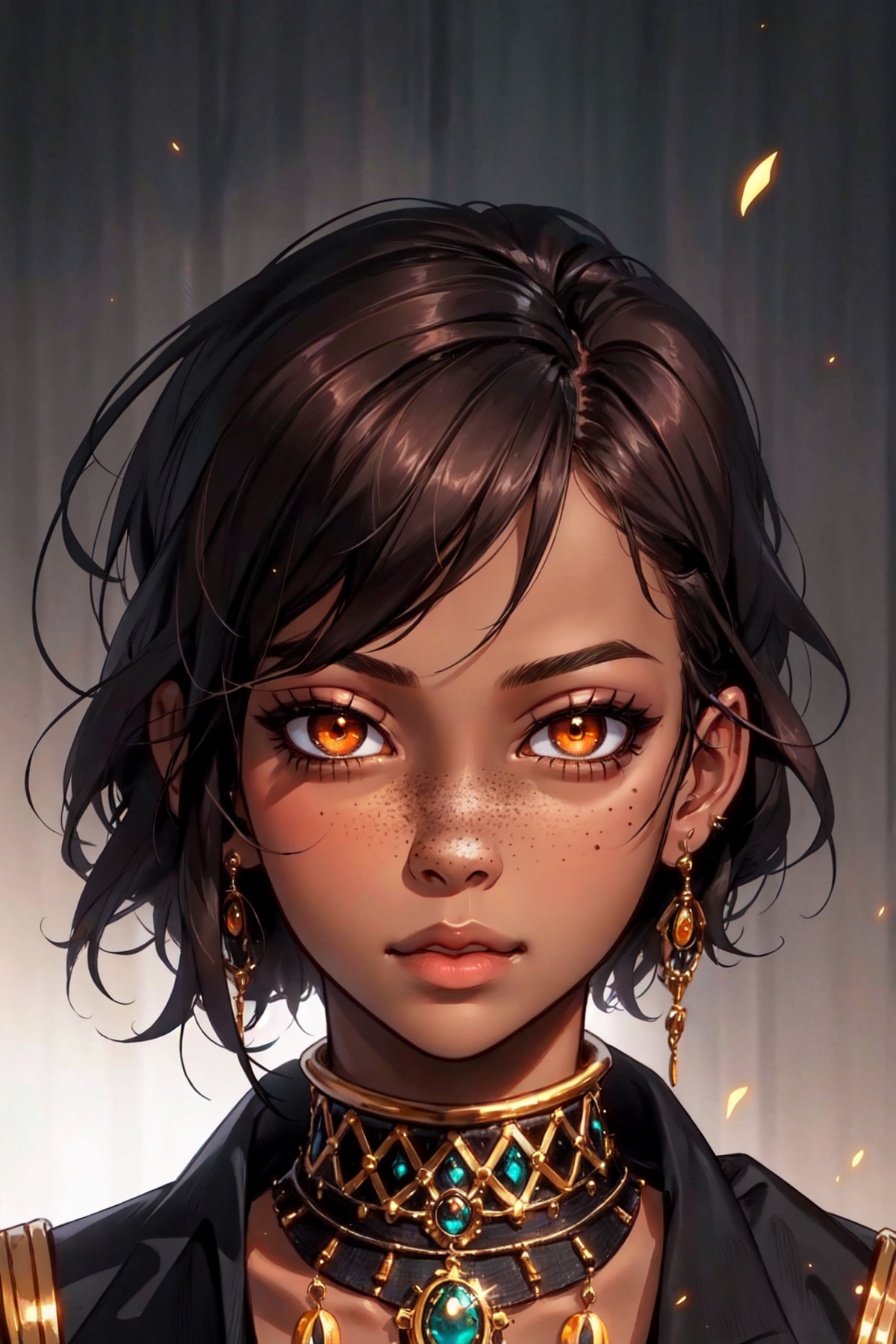 Psychogenic Dream Style,  1girl,  brown eyes on Tensor.Art