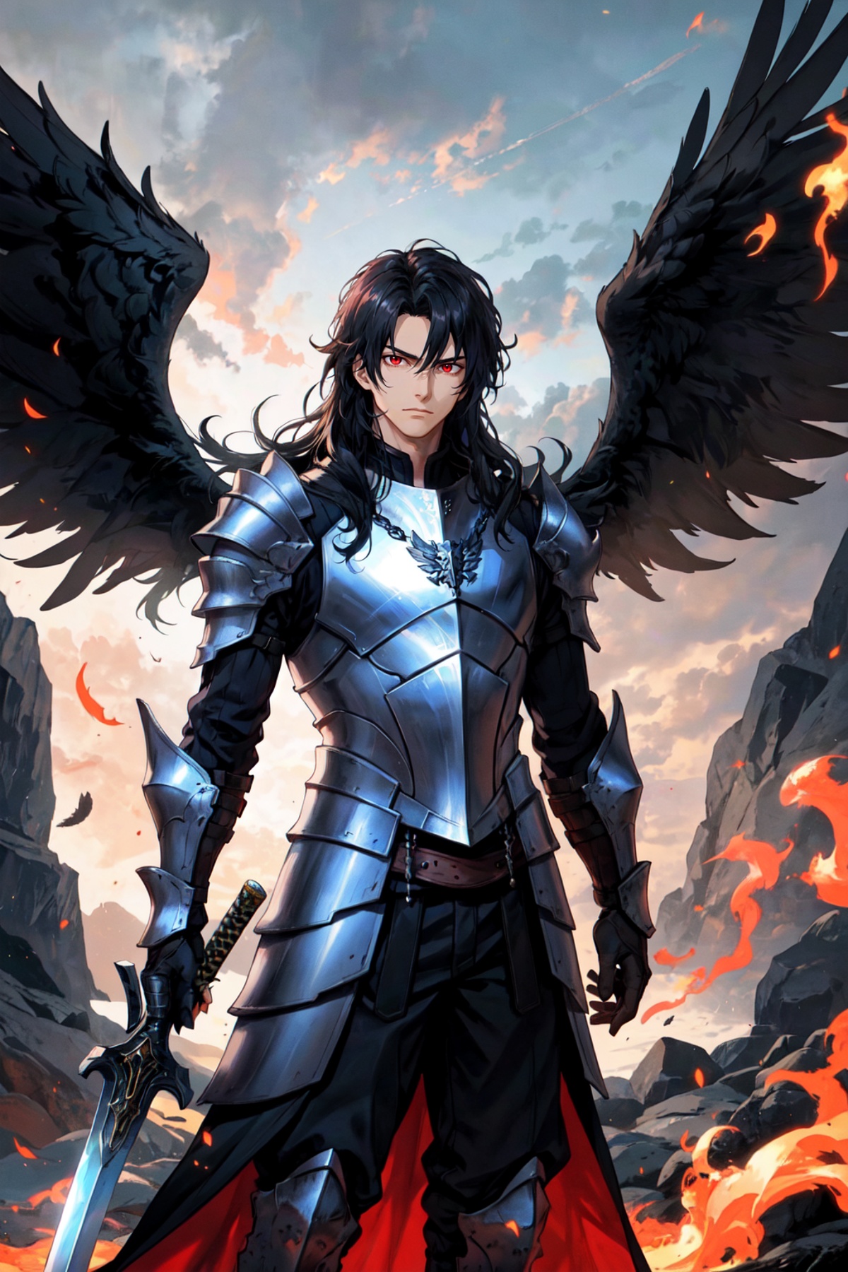 Psychogenic Dream Style,  1boy,  armor on Tensor.Art