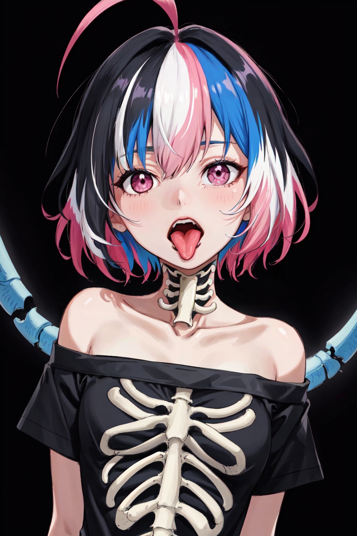 Psychogenic Dream Style,  1girl,  ahoge on Tensor.Art
