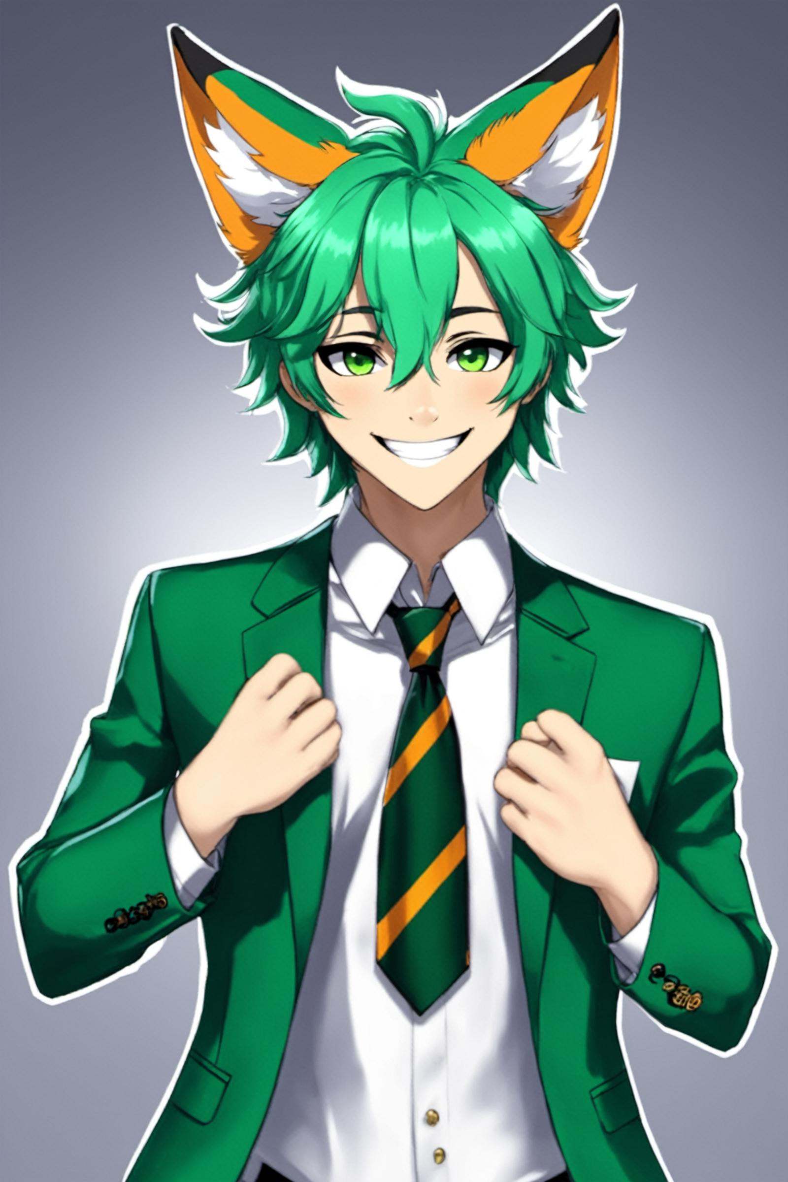 Enigma_Kitsune,  1boy,  male focus on Tensor.Art