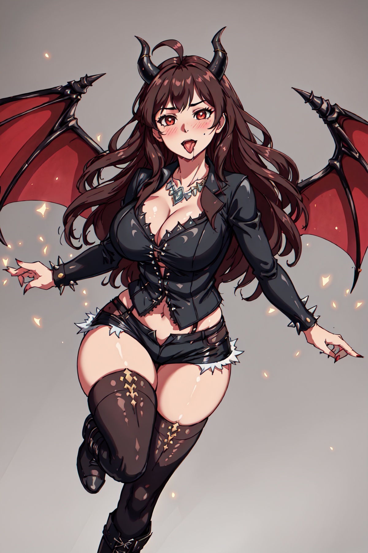 1girl,  blood,  boots on Tensor.Art
