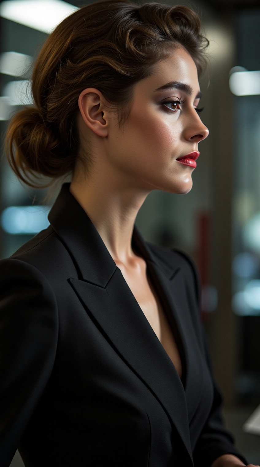 elegant woman,  20yo,  urban fashion on Tensor.Art