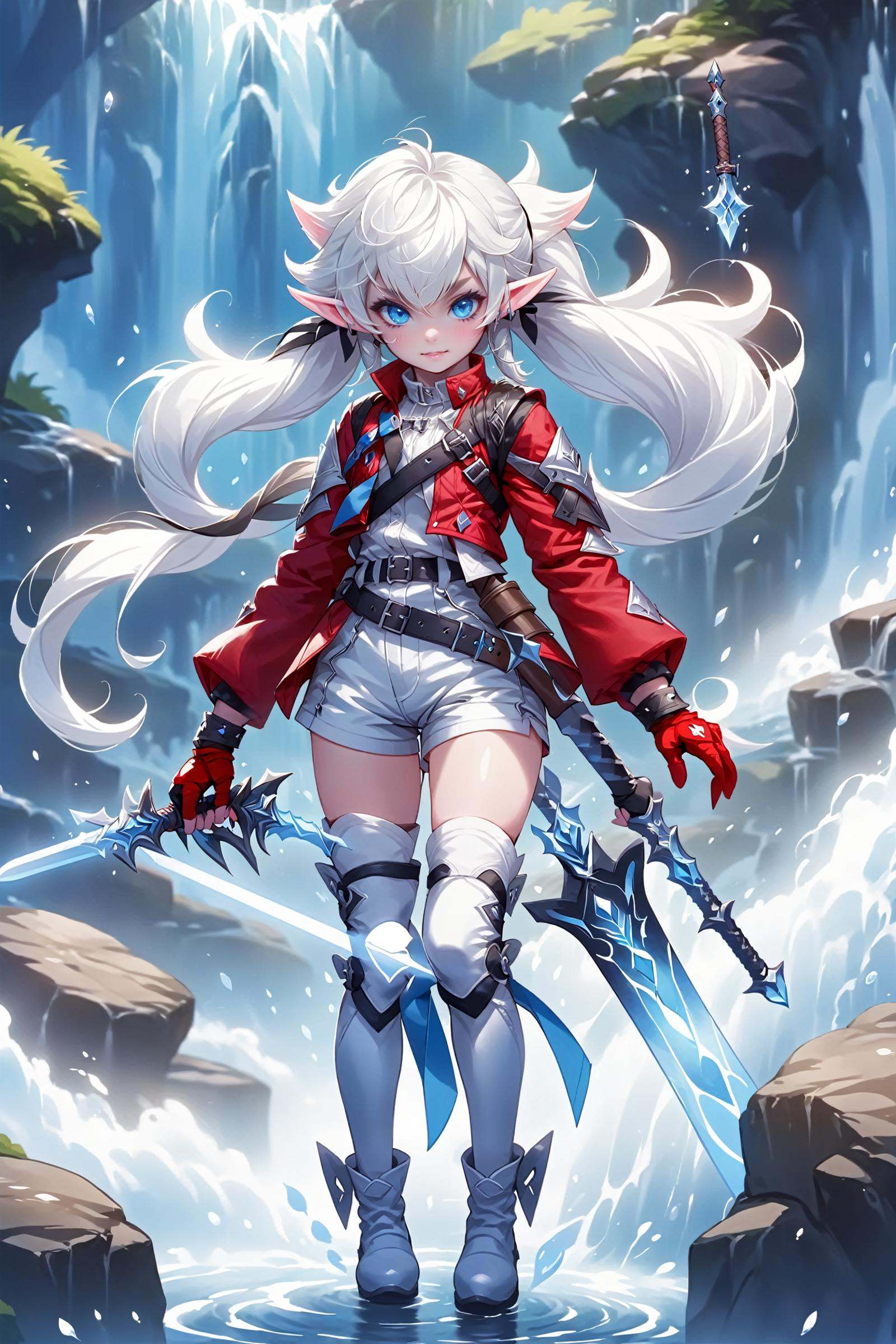Alisaie Leveilleur,  1girl,  solo on Tensor.Art