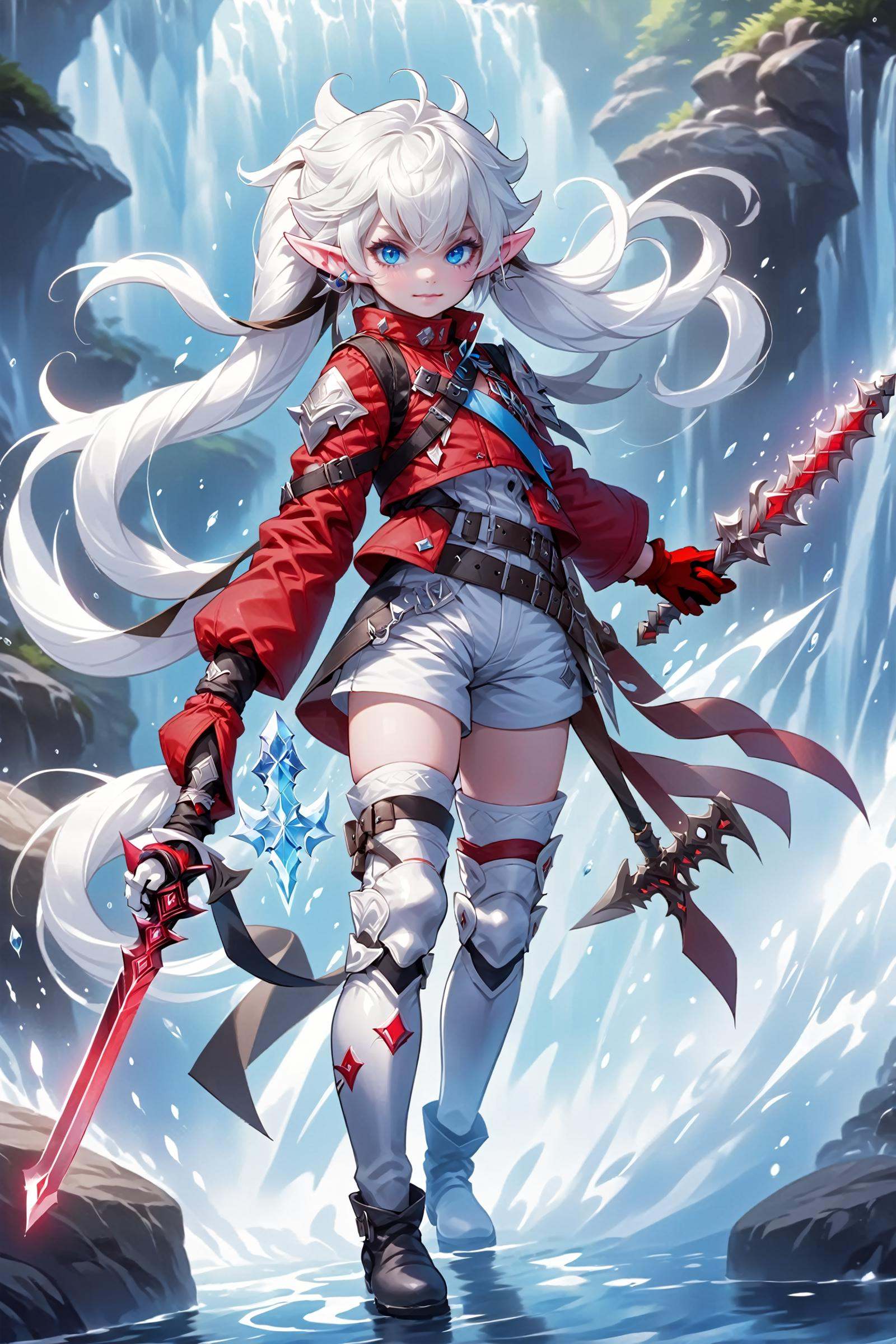 Alisaie Leveilleur,  1girl,  solo on Tensor.Art