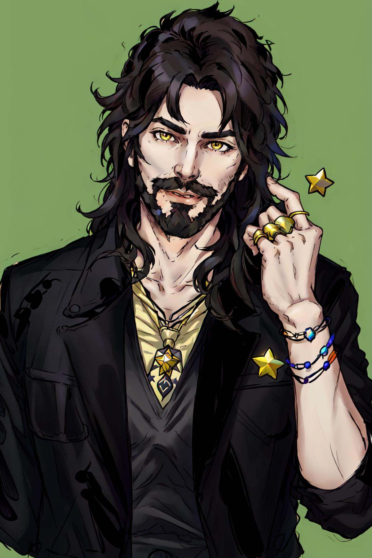 Duskfallcrew Art Style,  solo,  long hair on Tensor.Art