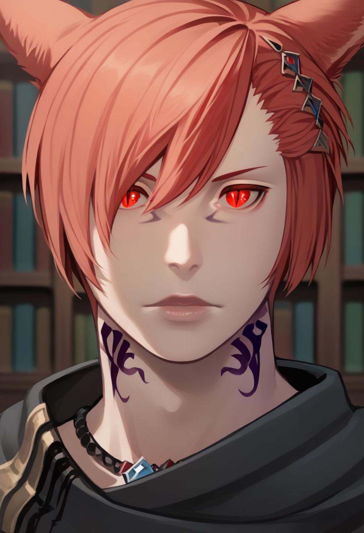 grahatiaffxivdsk,  animal ears,  miqo'te on Tensor.Art