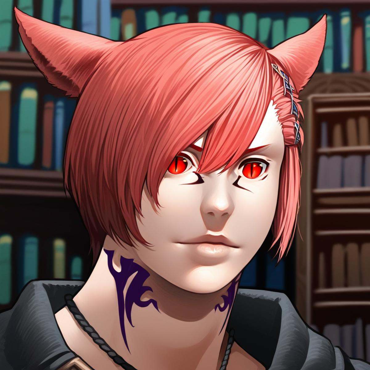 grahatiaffxivdsk,  animal ears,  miqo'te on Tensor.Art