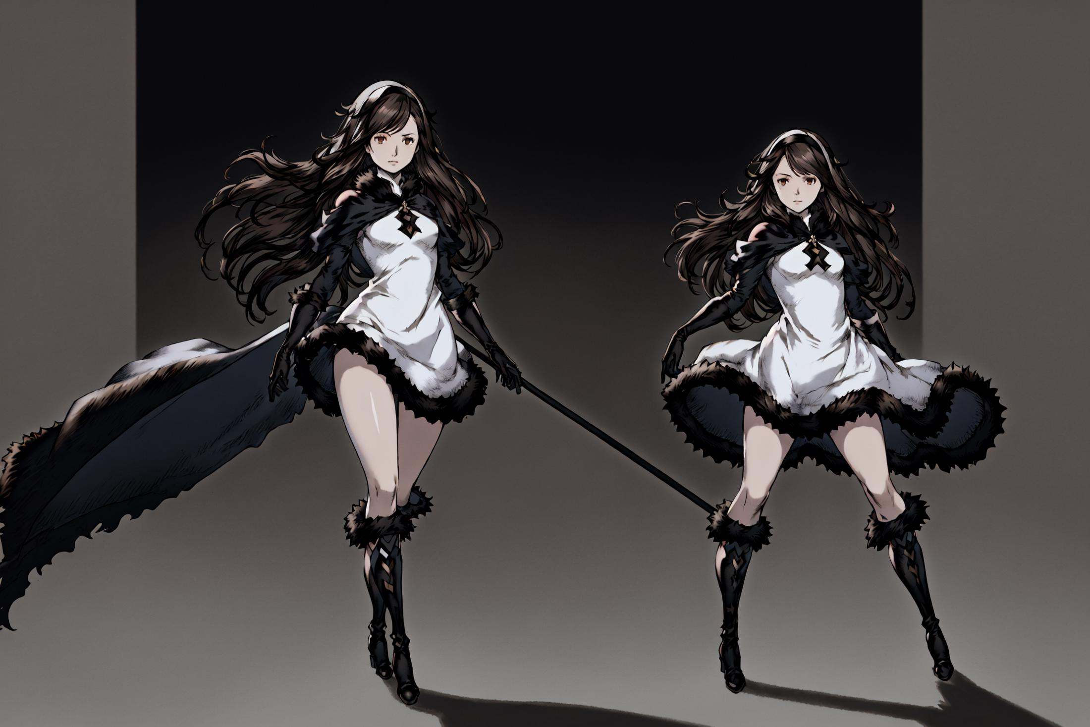 Bravely Default Style,  1girl,  solo on Tensor.Art