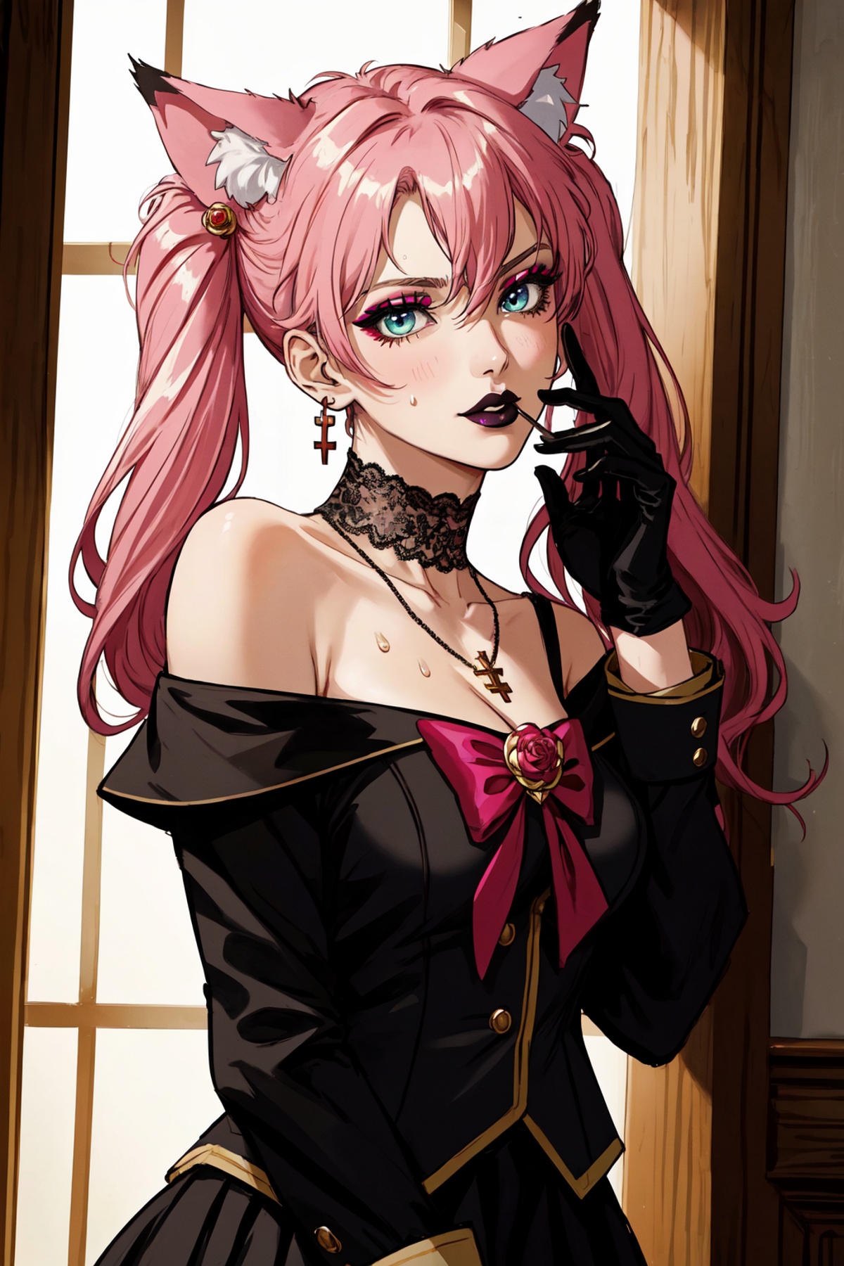 Utena_Tenjou VictorianFoxGirl SexyDrunkMaid SailorMoonGoth on Tensor.Art