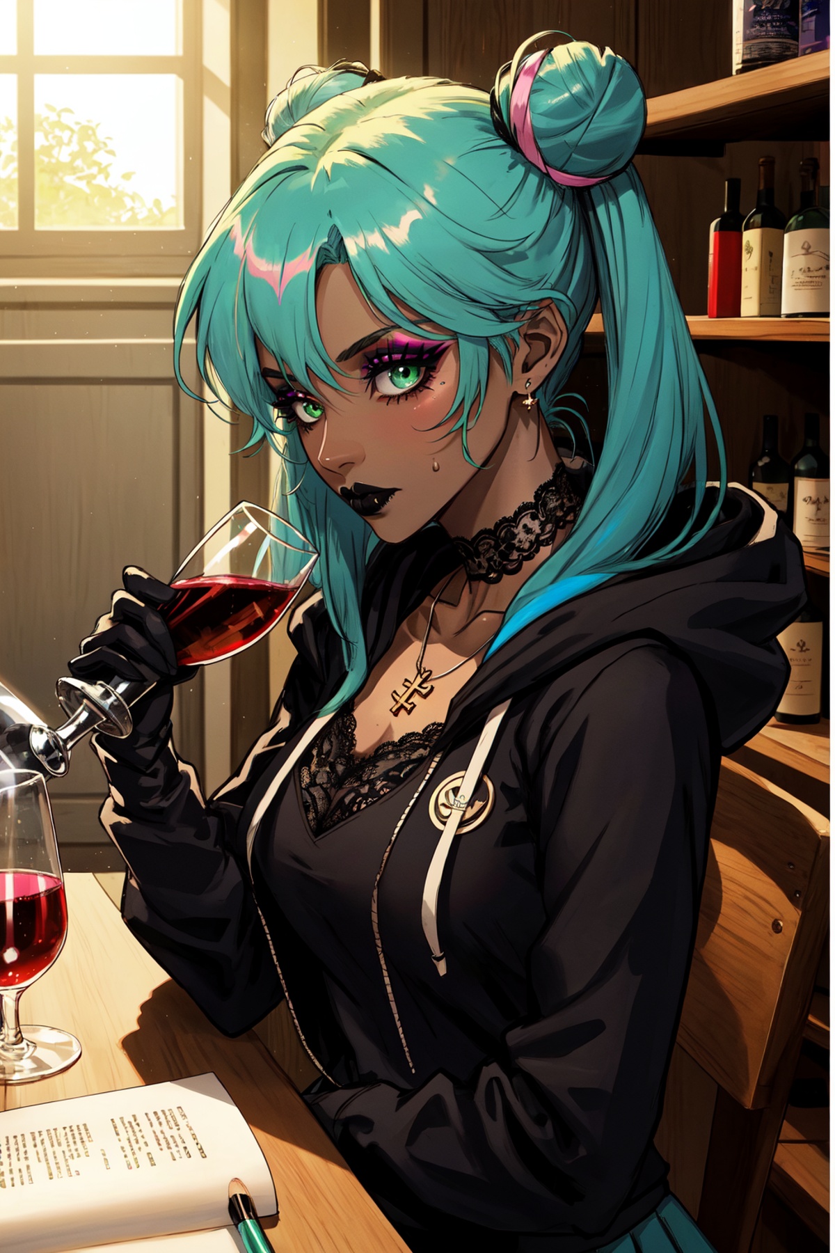 SexyDrunkMaid SailorMoonGoth SceneKidNoGend3r Earth-QualityPos on Tensor.Art