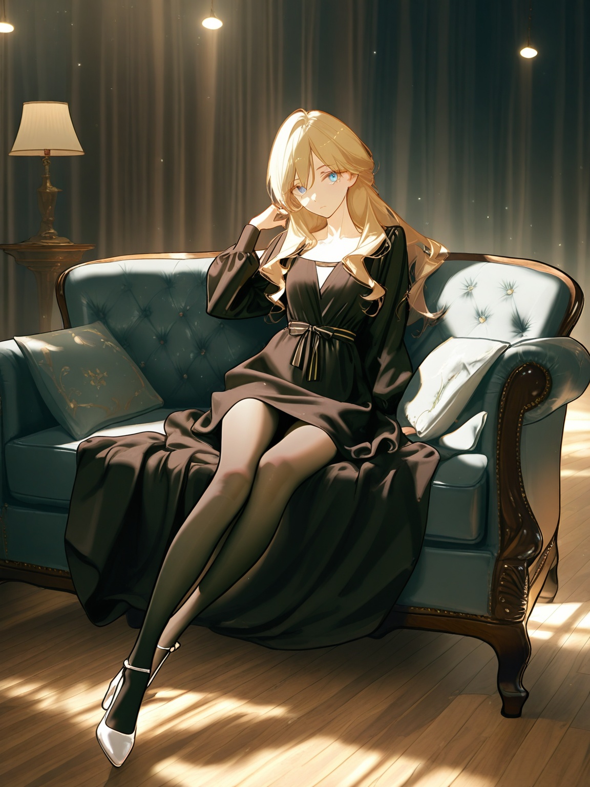 1girl,  solo,  indoors on Tensor.Art
