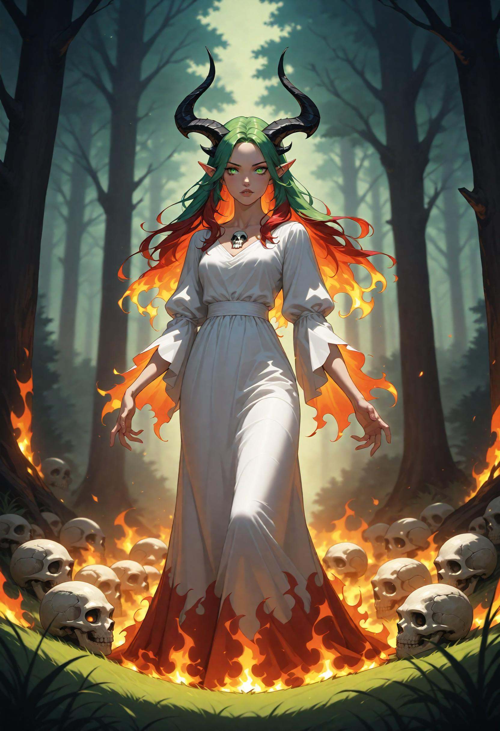 IllustriousQual DMNELF_ILST FantasyBG_Illustrious on Tensor.Art
